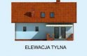 Projekt domu z poddaszem TRYPOLIS - elewacja 3
