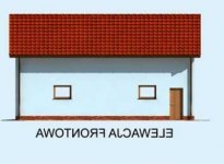 Elewacja projektu G227 - 1 - wersja lustrzana