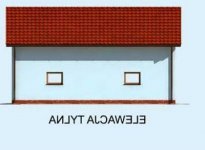 Elewacja projektu G227 - 3 - wersja lustrzana