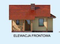 Elewacja projektu LIMONE dom letniskowy - 1