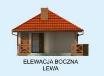 Elewacja projektu VIGO dom letniskowy - 2