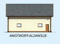 Elewacja projektu G228A - 1 - wersja lustrzana