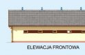 Projekt budynku gospodarczego S35 Stajnia dla koni - 4 boksy - elewacja 1