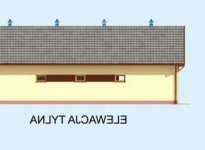 Elewacja projektu S35 Stajnia dla koni - 4 boksy - 3 - wersja lustrzana