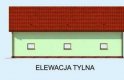 Projekt garażu G229A - elewacja 3