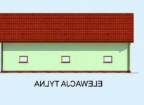 Elewacja projektu G229A - 3 - wersja lustrzana