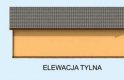 Projekt garażu G240 garaż z pomieszczeniem gospodarczym - elewacja 3