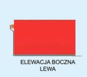 Elewacja projektu G242 garaż z pomieszczeniem gospodarczym - 3