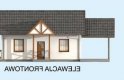 Projekt domu z poddaszem MONTEVIDEO - elewacja 1