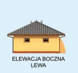 Elewacja projektu G248 garaż dwustanowiskowy z werandą - 3