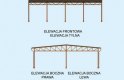 Projekt garażu G259 Wiata garażowa - elewacja 1