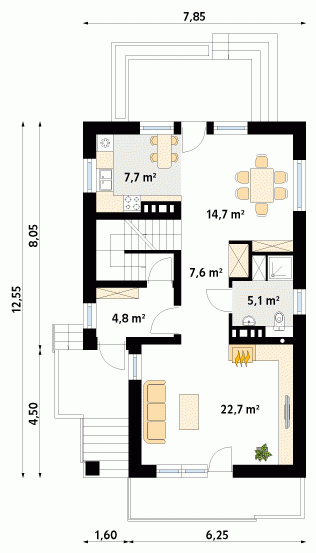 Rzut projektu Agawa 2