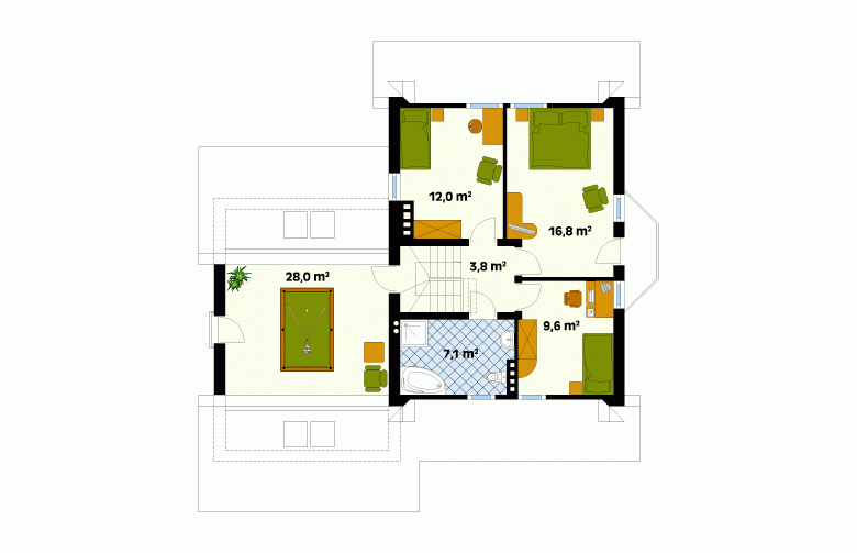 Projekt domu wielorodzinnego Uwertura 3 - 