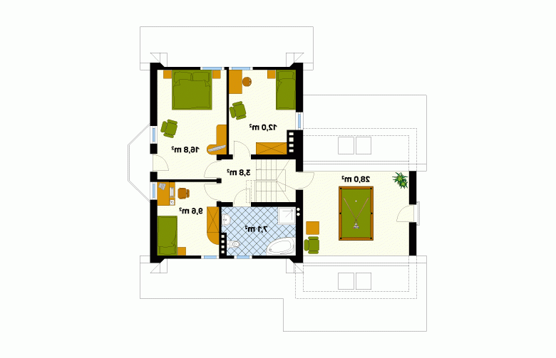 Projekt domu wielorodzinnego Uwertura 3 - 