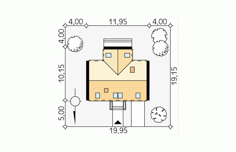 Projekt domu wielorodzinnego Olaf - Usytuowanie