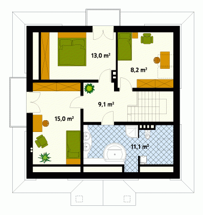 Rzut projektu Kos 2