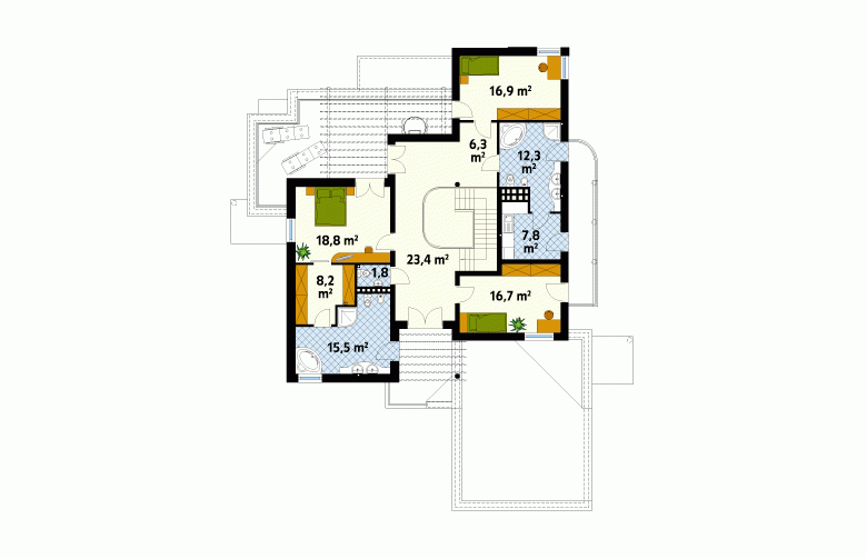 Projekt domu szkieletowego Freya 2 - 