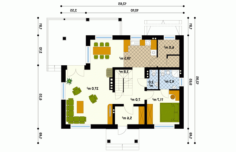 Projekt domu wielorodzinnego Sowa - 