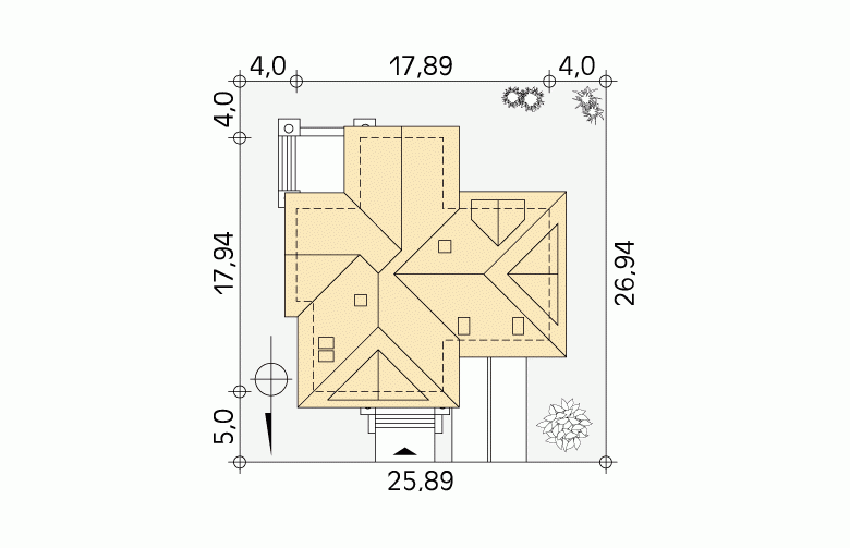 Projekt domu wielorodzinnego Vega 2 - Usytuowanie