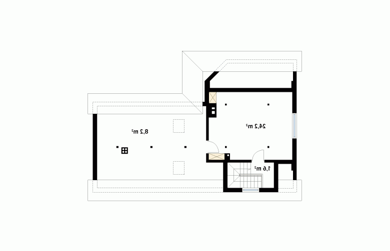 Projekt domu z bala Szyper 10 dr-ST - 