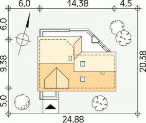 Usytuowanie budynku Szyper 10 dr-ST