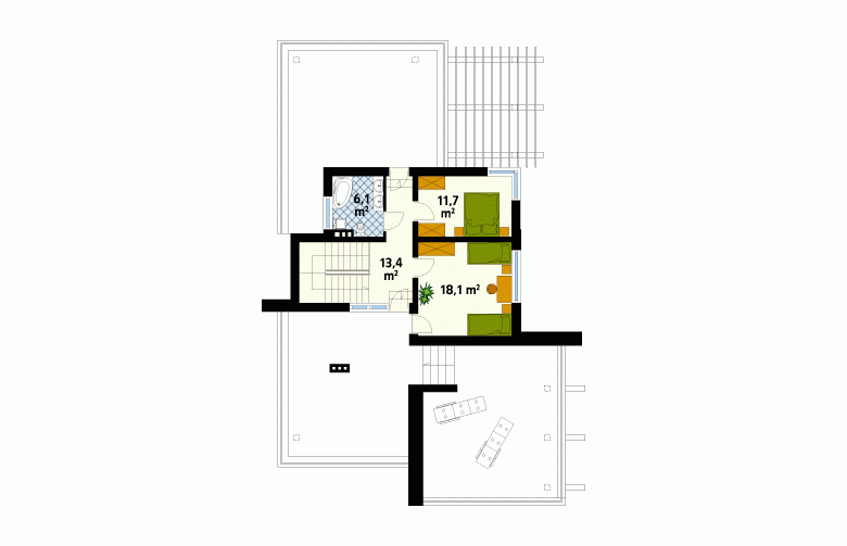 Projekt domu szkieletowego Horus - 