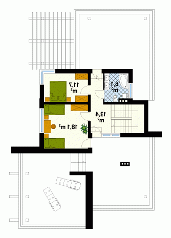 Rzut projektu Horus - wersja lustrzana