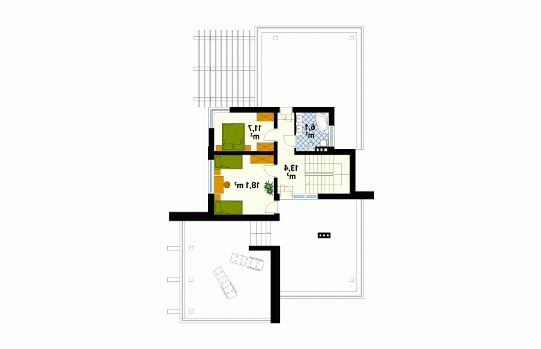 Projekt domu szkieletowego Horus - 