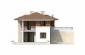 Projekt domu tradycyjnego Cyprys 2 - elewacja 3