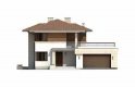 Projekt domu tradycyjnego Cyprys 2 - elewacja 1