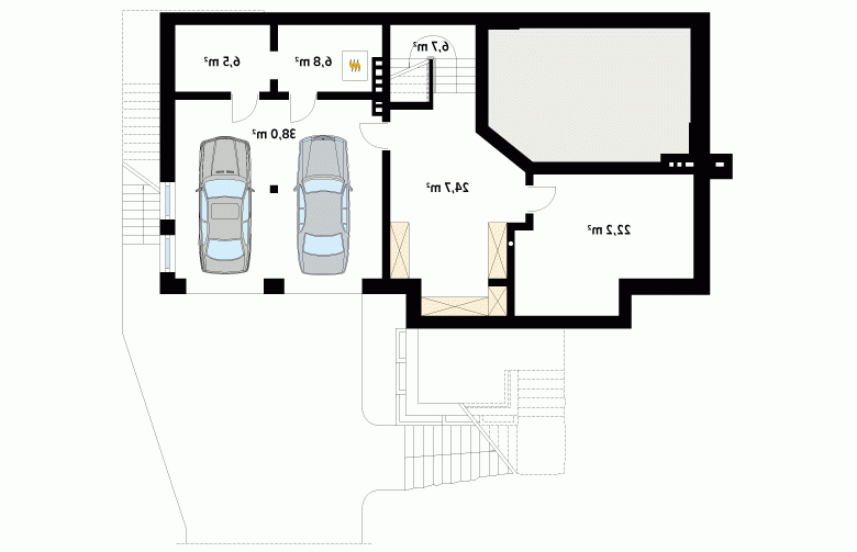 Projekt domu tradycyjnego Amber 3 - 