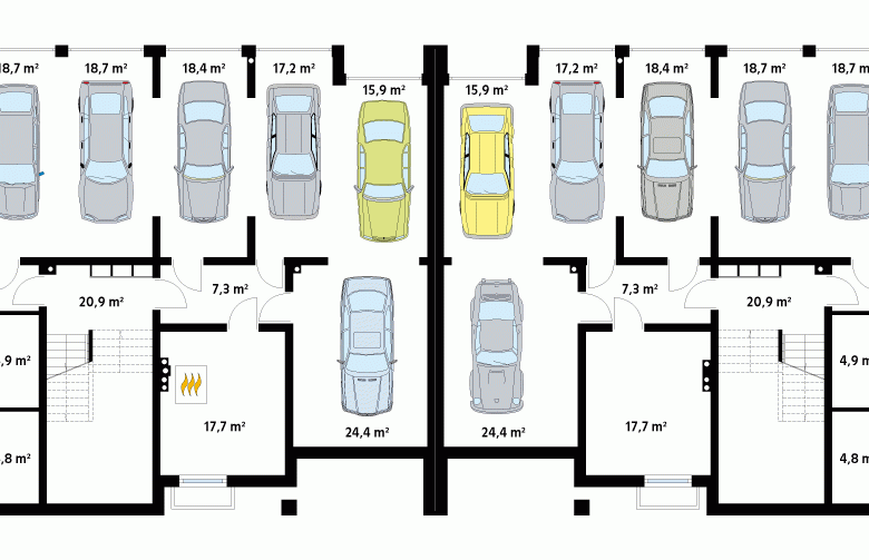 Projekt domu szkieletowego Akant - 