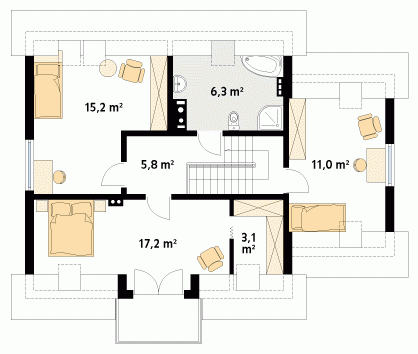 Rzut projektu Pik dr-T