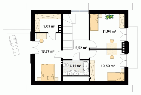 Rzut projektu Kawka 4