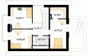 Projekt domu tradycyjnego Kawka 4 - 