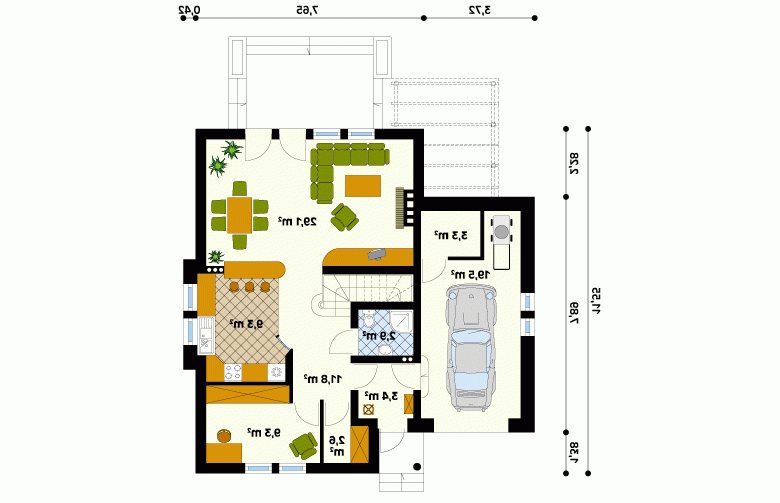 Projekt domu wielorodzinnego Szafir - 