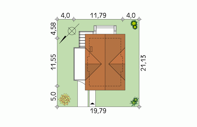 Projekt domu wielorodzinnego Szafir - Usytuowanie