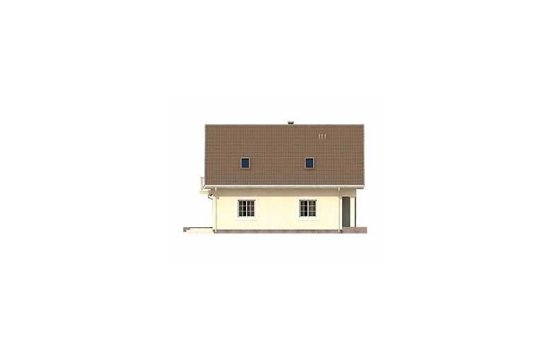 Projekt domu tradycyjnego Bluszcz 4 - elewacja 2