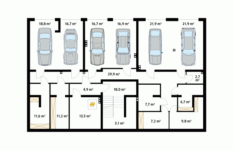 Projekt domu szkieletowego Lazur 3 - 