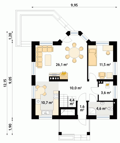 Rzut projektu Pliszka 2