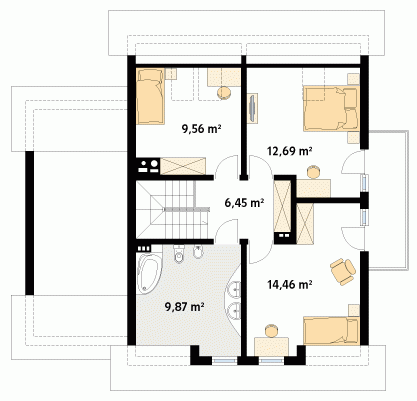 Rzut projektu Boguśka dr-T