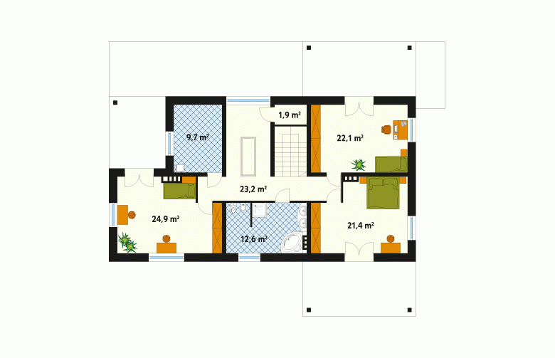 Projekt domu wielorodzinnego Kasztan - 