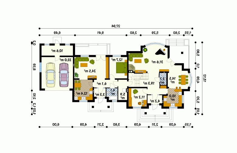 Projekt domu wielorodzinnego Atol - 