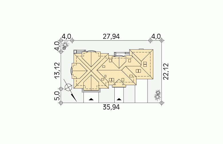 Projekt domu wielorodzinnego Atol - Usytuowanie