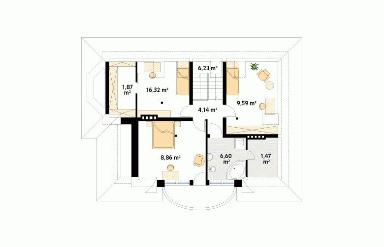 Projekt domu wielorodzinnego Aria 8 - 