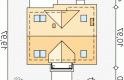Projekt domu parterowego Dudek 2 - usytuowanie - wersja lustrzana