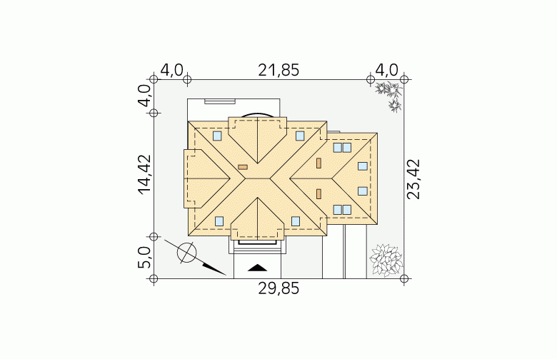 Projekt domu wielorodzinnego Allegro 3 - Usytuowanie