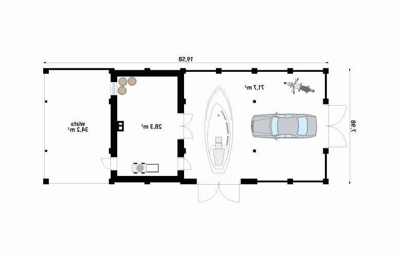 Projekt domu energooszczędnego Zmierzch - 