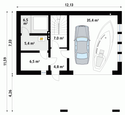 Rzut projektu Rybitwa