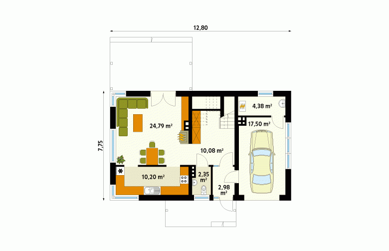 Projekt domu wielorodzinnego Magnolia 3 - 